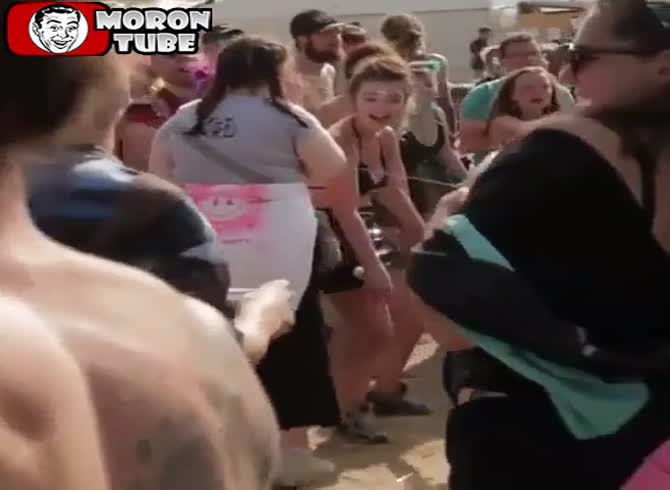 Video :She uses the milk from her breasts to target individuals!